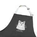 Фартук «Удивлённый кот» серый: Фото 5