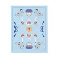 Tablecloth "Easter Basket" blue 130x170: Photo