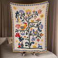 Blanket "Tree of Life" beige (several sizes): Photo