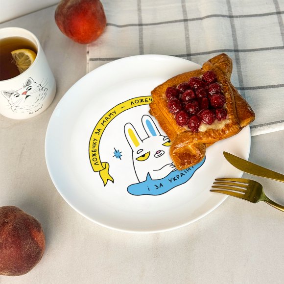 Plate ORNER х MALIUNOK Rabbit: Photo