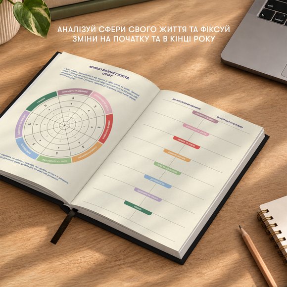 Planner "Dream. Plan" black: Photo