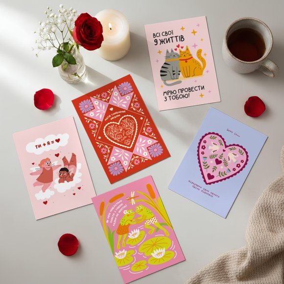 Набір листівок «With love»: Фото