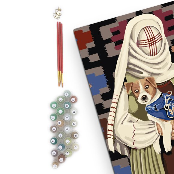 Картина за номерами ORNER x Osmolovska «Мотанка з Патроном»: Фото