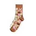 Socks "Ukrainian Vytynanky" brown: Photo 3