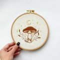 Набор для вышивания Ø160 мм «Магический лес» бежевый: Фото 3