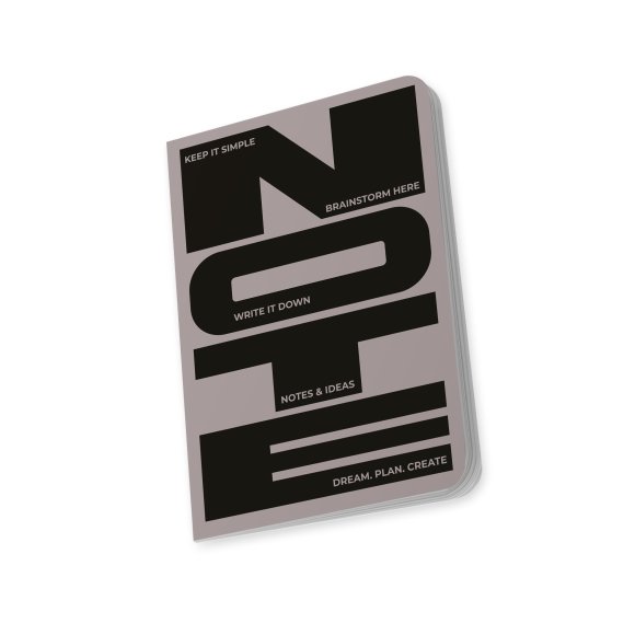 Блокнот в точку «Notes & Ideas» серый: Фото