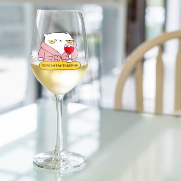 Бокал для вина ORNER х MALIUNOK «Перезагрузка»: Фото - ORNER