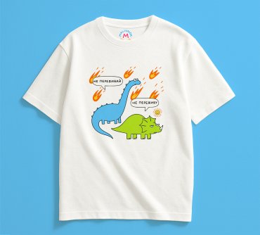 Oversized T-shirt ORNER x Maliunok “Don’t Worry” dairy: photo 2 - ORNER