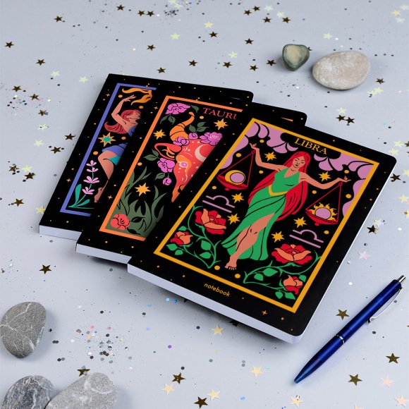 Блокнот в крапку «Знак зодіаку — Терези»: Фото