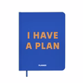 Планер «I HAVE A PLAN» синий