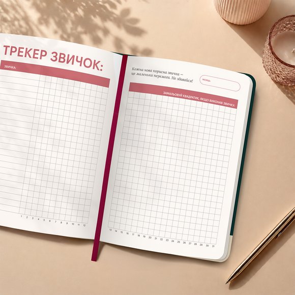 Daily planner "It’s planning time" green: Photo
