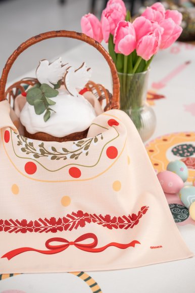 Рушник «Пасхальна тарілка» 40х70: Фото