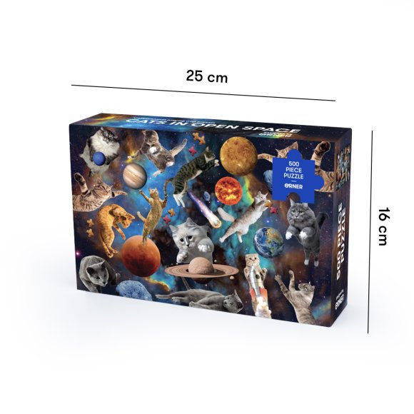 Jigsaw puzzle Cats in open space 500 elements: Photo