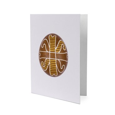 Postcard Pysanka (ritual Easter egg) Cherkasy oblast, Uman rai: photo - ORNER