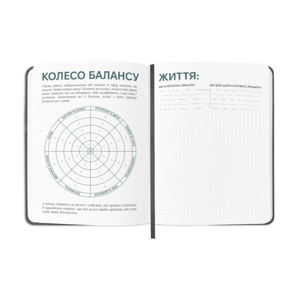 Планер-щоденник «Мої щоденні плани» сірий: Фото