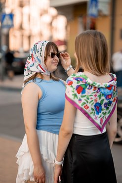 Платок-косынка «Мировое дерево»: Фото - ORNER