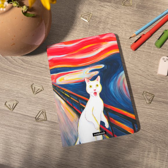 Блокнот в клетку ORNER x InnaRuda «Крик»: Фото