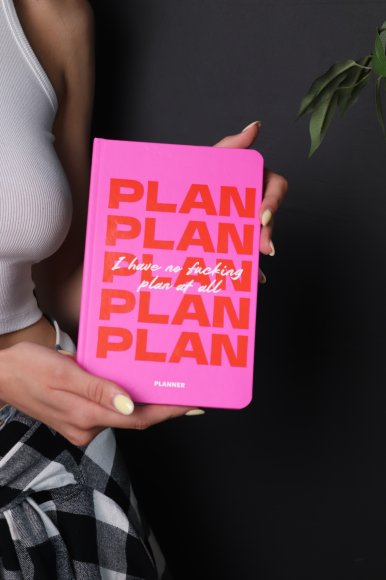 Mini Planner “I HAVE NO PLAN AT ALL mini” pink: Photo