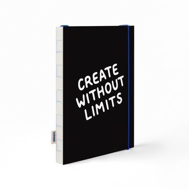Скетчбук «Create without limits» черный: фото - ORNER