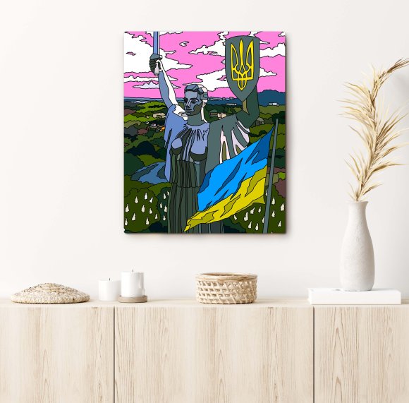 Картина за номерами ORNER Х SestryFeldman «Батьківщина-мати»: Фото