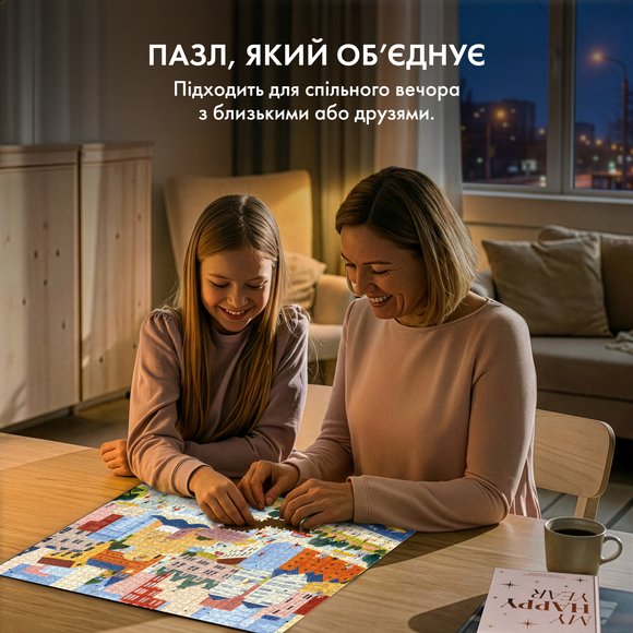 Puzzle "Dear Dnipro" 1000 elements: Photo