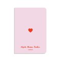 Блокнот у клiтинку «Мрій. Живи. Люби» рожевий: Фото