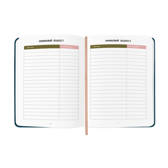 Reader's diary "Keep calm and read on" blue: Photo