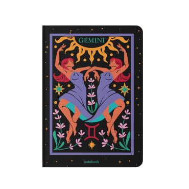 Блокнот в крапку «Знак зодіаку — Близнюки»: фото - ORNER