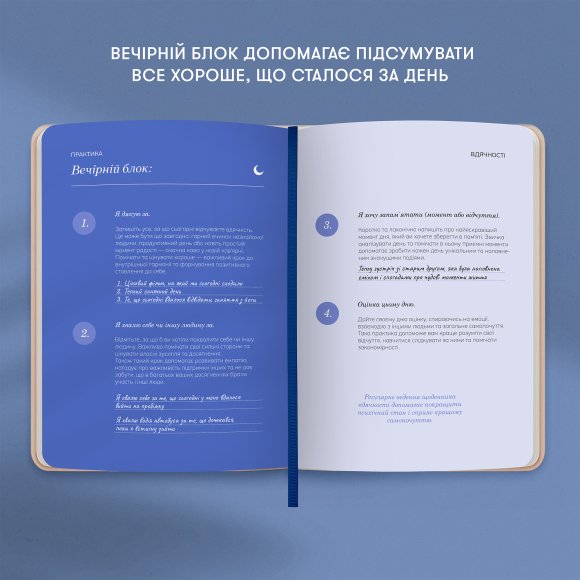 Дневник благодарности «Луна» бежевый: Фото