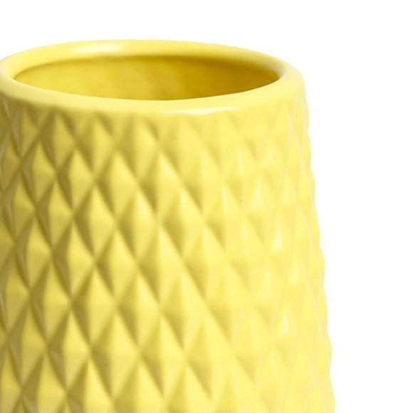 Ваза матовая жёлтая: Фото
