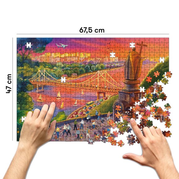 Puzzle "Walking through Kyiv" 1000 pieces: Photo