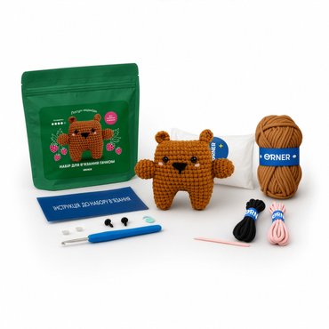 Crochet kit Bear: photo - ORNER