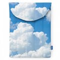 Vertical laptop case "Sky" blue: Photo