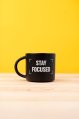 Чашка «Stay focused» черная: Фото 5