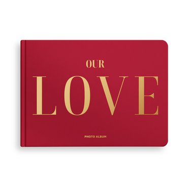Фотоальбом A4 «Our love» красный: фото - ORNER