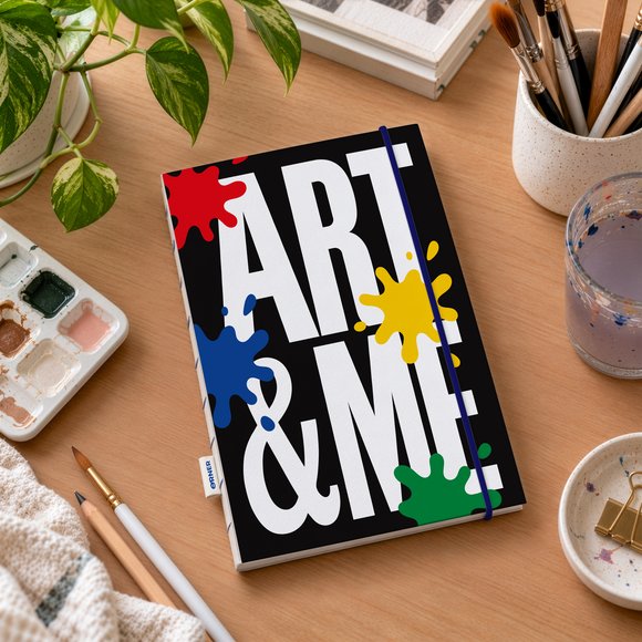 Скетчбук «ART & ME» черный: Фото