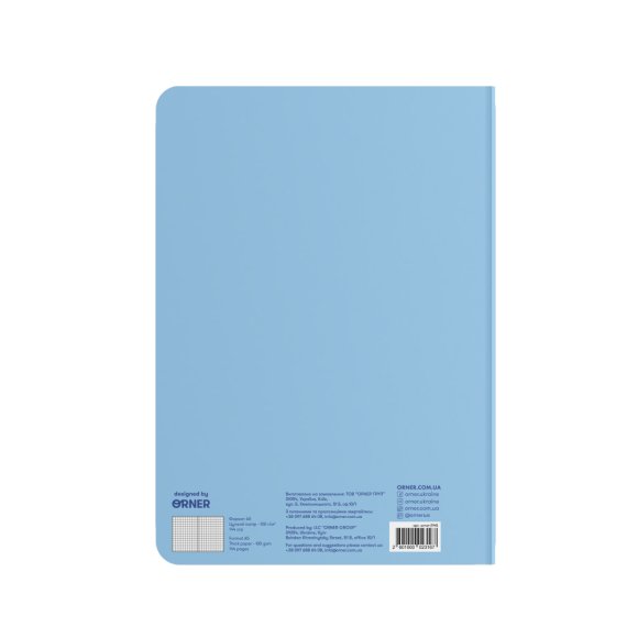 Блокнот у клітинку «Гав! Коргі» синій: Фото