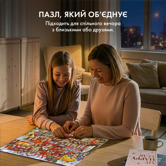 Пазл «Школа Мяугії та чародійства» 1000 елементів: Фото