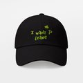 Кепка «I want to leave» черная: Фото 6