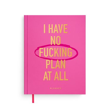 Планер «WITHOUT PLAN» розовый: фото - ORNER