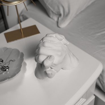 Набор для создания 3D слепка рук «Для двоих» в подарочной упаковке: Фото - ORNER