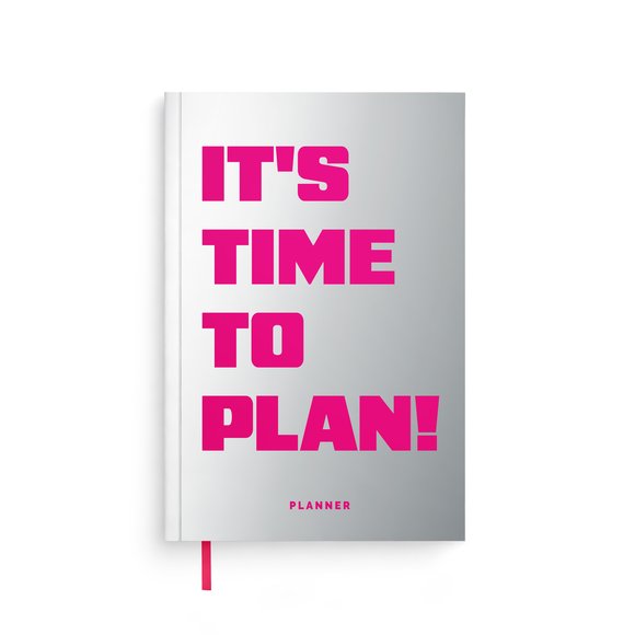 Мініпланер «IT’S TIME TO PLAN mini» сріблястий: Фото