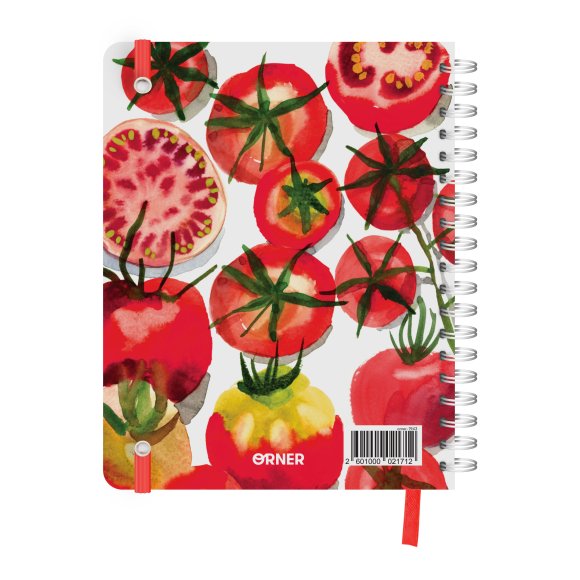 Кулинарная книга ORNER для записи рецептов красная: Фото