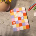 Plaid notebook "Bloom, live, create" colorful: Photo 5