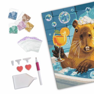 Алмазна мозаїка «Капібара»: фото 2 - ORNER