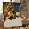 Картина по номерам «Кот престолов»: Фото 6