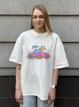 Oversized T-shirt ORNER x Maliunok "I’ll Figure It Out" milky: Photo 5