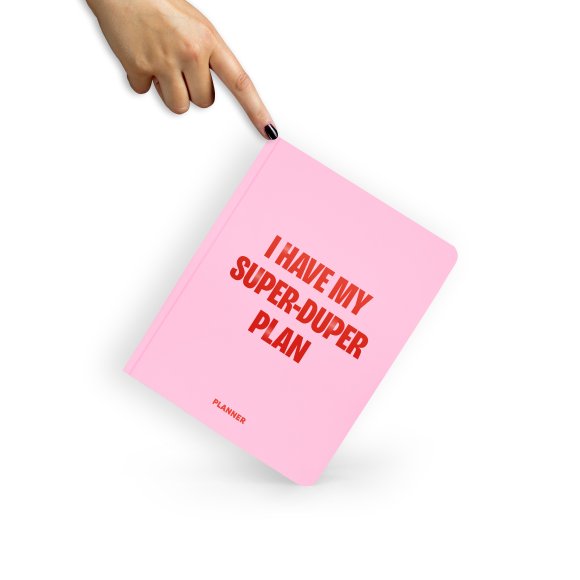 Планер «I HAVE MY SUPER-DUPER PLAN» рожевий: Фото