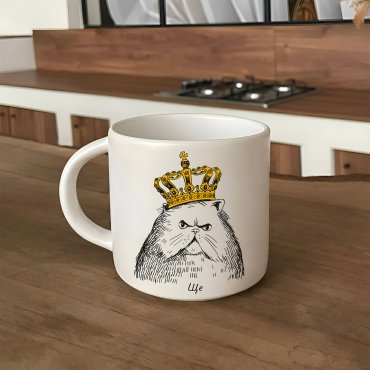 Чашка «Кот в короне»: Фото - ORNER