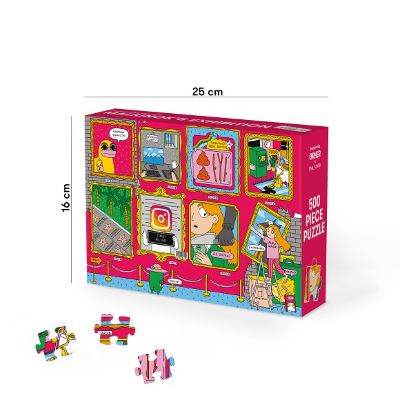 Jigsaw puzzle ORNER х MALIUNOK Maliunok's exhibition 500 elements: Photo